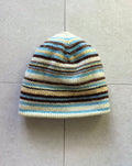 Reversible multi coloured beanie