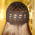 Black cotton mesh hat
