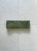 Green crocheted headband