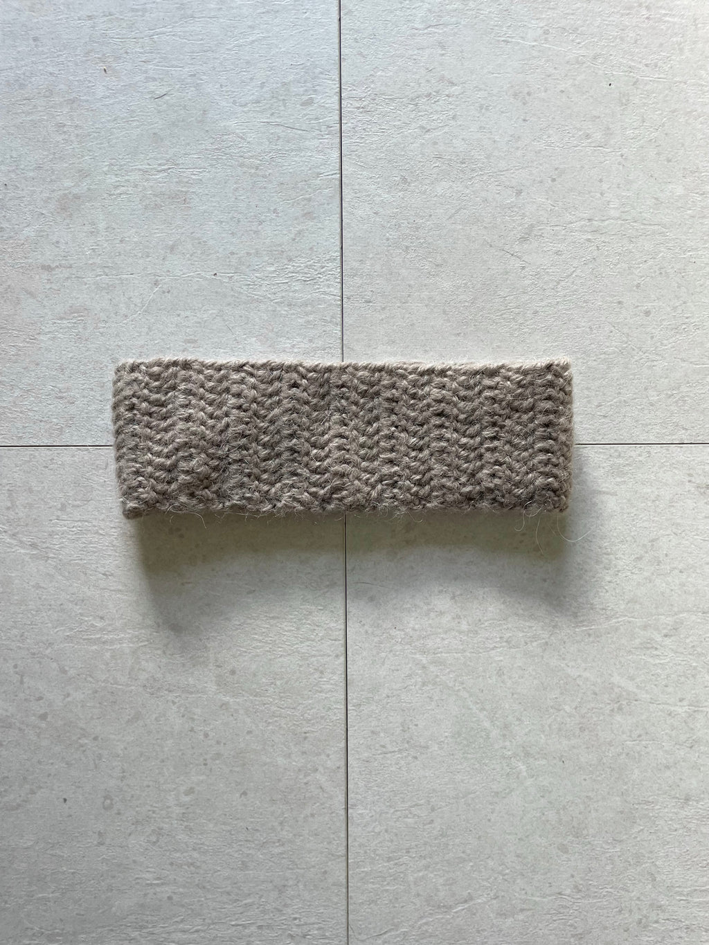 Mink brown crochet headband